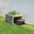 bellissa - Gabionen Mähroboter-Garage - 97296 - Bepflanzbare Rasenmäher-Garage mit Pflanzschale - 75x75x53 cm - 7