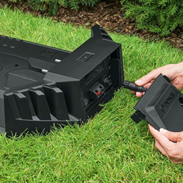 Bosch Rasenmäher Roboter Indego S+ 500 (mit 18V Akku und App-Funktion, Ladestation enthalten, Schnittbreite 19 cm, für Rasenflächen bis 500 m², im Karton) - 8