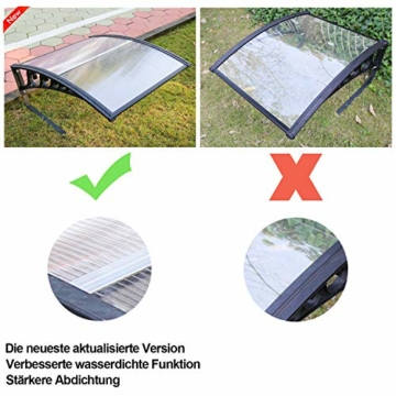 EINFEBEN Mähroboter Garage Dach Carport für Rasenmäher Automower 105x85x45cm Mähroboter Carport Schutzhülle Schutz vor Regen, Hagel und UV-Strahlen Kommt - 2