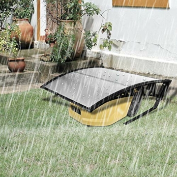 EINFEBEN Mähroboter Garage Dach Carport für Rasenmäher Automower 105x85x45cm Mähroboter Carport Schutzhülle Schutz vor Regen, Hagel und UV-Strahlen Kommt - 5