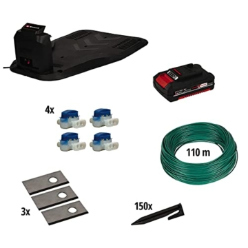 Einhell Mähroboter FREELEXO 350 Power X-Change (Li-Ion, Second-Area-Modus, bis 35% Steigung, für 350 m² Rasenfläche geeignet, Stoß-/Kipp-/Hebe-/Regensensor, inkl. Installations Kit) - 3