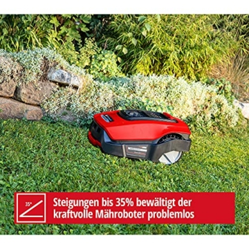 Einhell Mähroboter FREELEXO Kit 600 Power X-Change (für 600 m², Multizonenmäher, Bluetooth App, inkl. 2,5 Ah PXC Akku, 140 m Draht, 200 Haken, 3 Klingen, 4 Klemmen, Installationsset) - 5