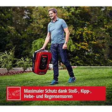 Einhell Mähroboter FREELEXO Kit 600 Power X-Change (für 600 m², Multizonenmäher, Bluetooth App, inkl. 2,5 Ah PXC Akku, 140 m Draht, 200 Haken, 3 Klingen, 4 Klemmen, Installationsset) - 7