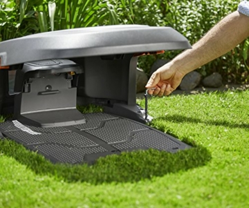 Gardena Garage für Mähroboter: Garage passend für Gardena SILENO, SILENO+, smart SILENO, smart SILENO+, dient als Sonnenschutz und Regenschutz für Rasenroboter und Ladestation (4011-20) - 4