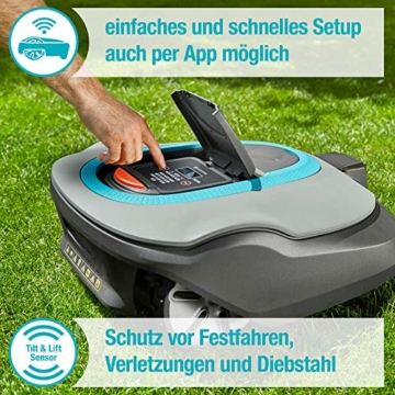 Gardena smart system Set: Mähroboter smart SILENO+ bis zu 2000 m² Rasenfläche, steuerbar per smart App, geräuscharm, Spiralmähfunktion, inkl. smart Gateway (19065-60) - 5