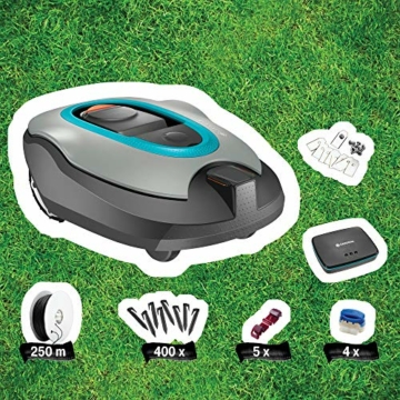 Gardena smart system Set: Mähroboter smart SILENO+ bis zu 2000 m² Rasenfläche, steuerbar per smart App, geräuscharm, Spiralmähfunktion, inkl. smart Gateway (19065-60) - 6