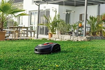 Mähroboter bis zu 500 qm² | 18cm Schnittbreite | 20-60 mm Schnitthöhe | Regensensor | Wireless App-gesteuert | Digitale Anzeige | 35% Steigung | Practixx PX-RRM-500Wi Akku Rasenmäher - 8