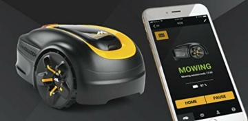 McCulloch ROB Elektrischer Rasenmäher S600: Mähroboter für Gärten bis 600 qm, Schnitthöhe 20-50 mm, Steigung 35 Prozent, Diebstahlschutz, Mulchfunktion (Art.-Nr. 00096-77.981.25) - 3