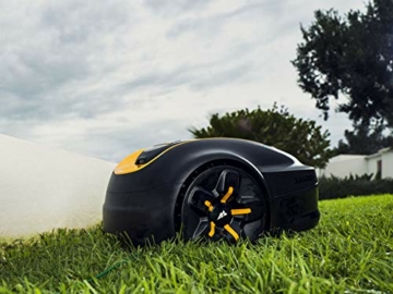 McCulloch ROB Elektrischer Rasenmäher S600: Mähroboter für Gärten bis 600 qm, Schnitthöhe 20-50 mm, Steigung 35 Prozent, Diebstahlschutz, Mulchfunktion (Art.-Nr. 00096-77.981.25) - 4