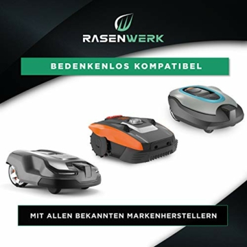 RASENWERK® - Universal Begrenzungskabel für Mähroboter - Begrenzungsdraht für Rasenmäher - Draht aus verzinntem Kupfer - Rasenroboter Zubehör Ø2,7mm - 150m - 5