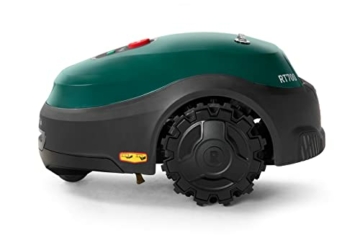ROBOMOW RT700 Robotermäher/Rasenroboter für Flächen bis 700 qm | 4,3 Ah; 18cm Schnittbreite; einfache Installation, selbstreinigend und inkl. schwimmendem Mähdeck, Mulchreiniger - 4