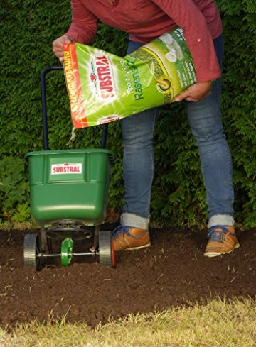 Substral Rasensamen Sport und Spiel, strapazierfähige Rasensaat-Mischung mit Grünfärbung gegen Vogelfraß, 2kg, 100m² - 6
