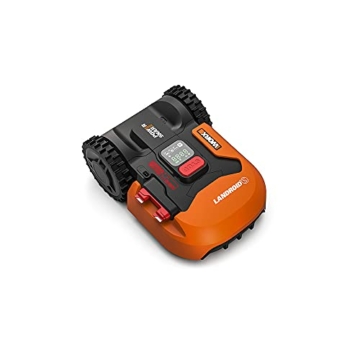 Worx Landroid S WR130E Mähroboter/Akkurasenmäher für kleine Gärten bis 300 qm/Selbstfahrender Rasenmäher für einen sauberen Rasenschnitt - 1