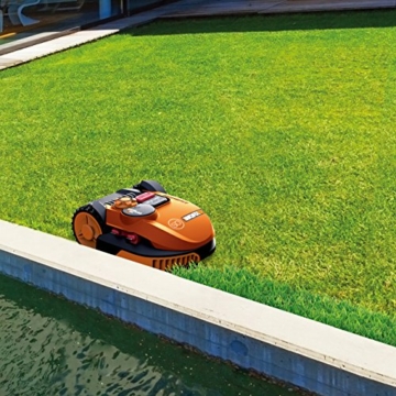 Worx Landroid SO500i Mähroboter – Automatischer Rasenmäher für bis zu 500 qm mit WLAN-Verknüpfung (App-Steuerung) und verstellbarer Schnitthöhe – 54,2 x 40,1 x 23,6 cm (L x B x H) - 3