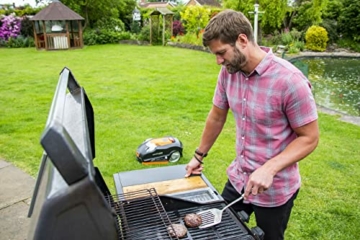 Yard Force Mähroboter NX60i bis zu 600 qm - Selbstfahrender Rasenmäher Roboter mit WLAN-Verbindung, App-Steuerung, iRadar Ultraschallsensor, Kantenschneide-Funktion, LCD-Bedienfeld mit Nummernblock - 4