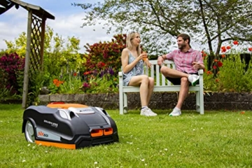 Yard Force Mähroboter NX60i bis zu 600 qm - Selbstfahrender Rasenmäher Roboter mit WLAN-Verbindung, App-Steuerung, iRadar Ultraschallsensor, Kantenschneide-Funktion, LCD-Bedienfeld mit Nummernblock - 5