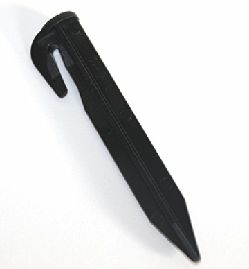 Yardforce ® kompatible Haken Nägel Mähroboter Kabel Befestigungs Heringe Erdanker - verstärkter HQ ABS, Stück:100 - 4