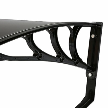 Zelsius Mähroboter Garage | 77 x 103 x 45,5 cm | dunkelbraun | Garage für Mähroboter, Überdachung für Rasenroboter, Rasenmähroboter Garage - 4