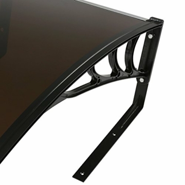 Zelsius Mähroboter Garage | 77 x 103 x 45,5 cm | dunkelbraun | Garage für Mähroboter, Überdachung für Rasenroboter, Rasenmähroboter Garage - 5