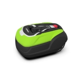 Greenworks Mähroboter Optimow 10 GRL110 (Akku-Rasenmäher selbstfahrend bis 1000m² smart GreenGuide app bis 35% Steigung 20-60mm Schnitthöhe bis zu 70min Mähzeit besonders leise mit Ladestation) - 1