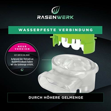 RASENWERK® - Kabelverbinder für Mähroboter Begrenzungskabel - Verbindungsklemmen mit wasserdichter Gelfüllung - Kompatibel mit Markenherstellern wie Gardena, Husqvarna, Worx, Bosch - 20 Stück - 2
