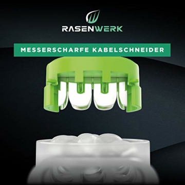 RASENWERK® - Kabelverbinder für Mähroboter Begrenzungskabel - Verbindungsklemmen mit wasserdichter Gelfüllung - Kompatibel mit Markenherstellern wie Gardena, Husqvarna, Worx, Bosch - 20 Stück - 3