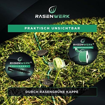RASENWERK® - Kabelverbinder für Mähroboter Begrenzungskabel - Verbindungsklemmen mit wasserdichter Gelfüllung - Kompatibel mit Markenherstellern wie Gardena, Husqvarna, Worx, Bosch - 20 Stück - 5