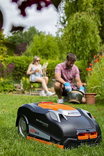 YARD FORCE Mähroboter NX100i bis zu 1000 qm -- Selbstfahrender Rasenmäher Roboter mit App-Steuerung, iRadar Ultraschallsensor, Multizonenprogrammierung, LCD-Bedienfeld mit Nummernblock - 7