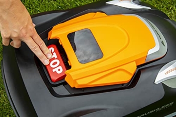 YARD FORCE Mähroboter NX100i bis zu 1000 qm -- Selbstfahrender Rasenmäher Roboter mit App-Steuerung, iRadar Ultraschallsensor, Multizonenprogrammierung, LCD-Bedienfeld mit Nummernblock - 8