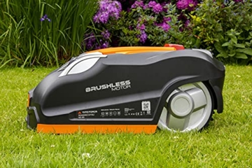 YARD FORCE Mähroboter NX100i bis zu 1000 qm -- Selbstfahrender Rasenmäher Roboter mit App-Steuerung, iRadar Ultraschallsensor, Multizonenprogrammierung, LCD-Bedienfeld mit Nummernblock - 9